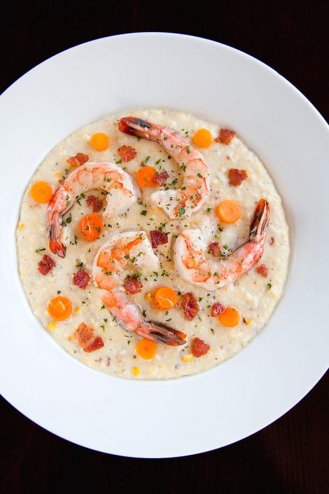 Editorial photography of Shrimp and grits for Phoenix Magazine commercial photographer Jason Koster